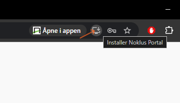 Chrome nettleser.